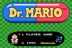 Famicom Mini 15 - Dr. Mario Title Screen